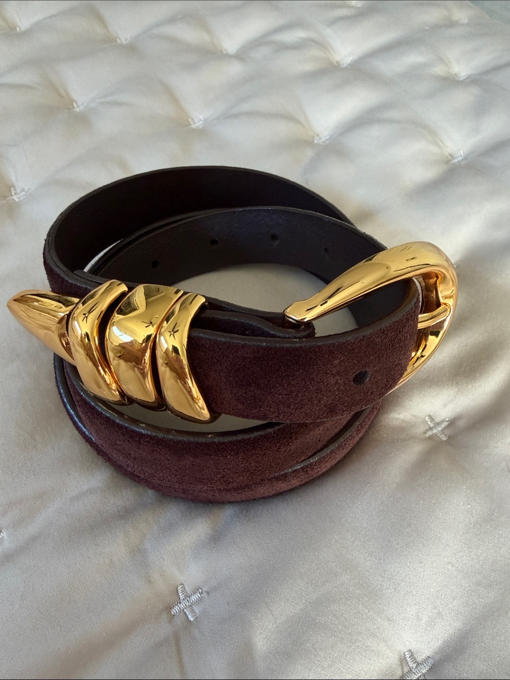 NWOT - Madewell Brown Suede Belt - 44”
